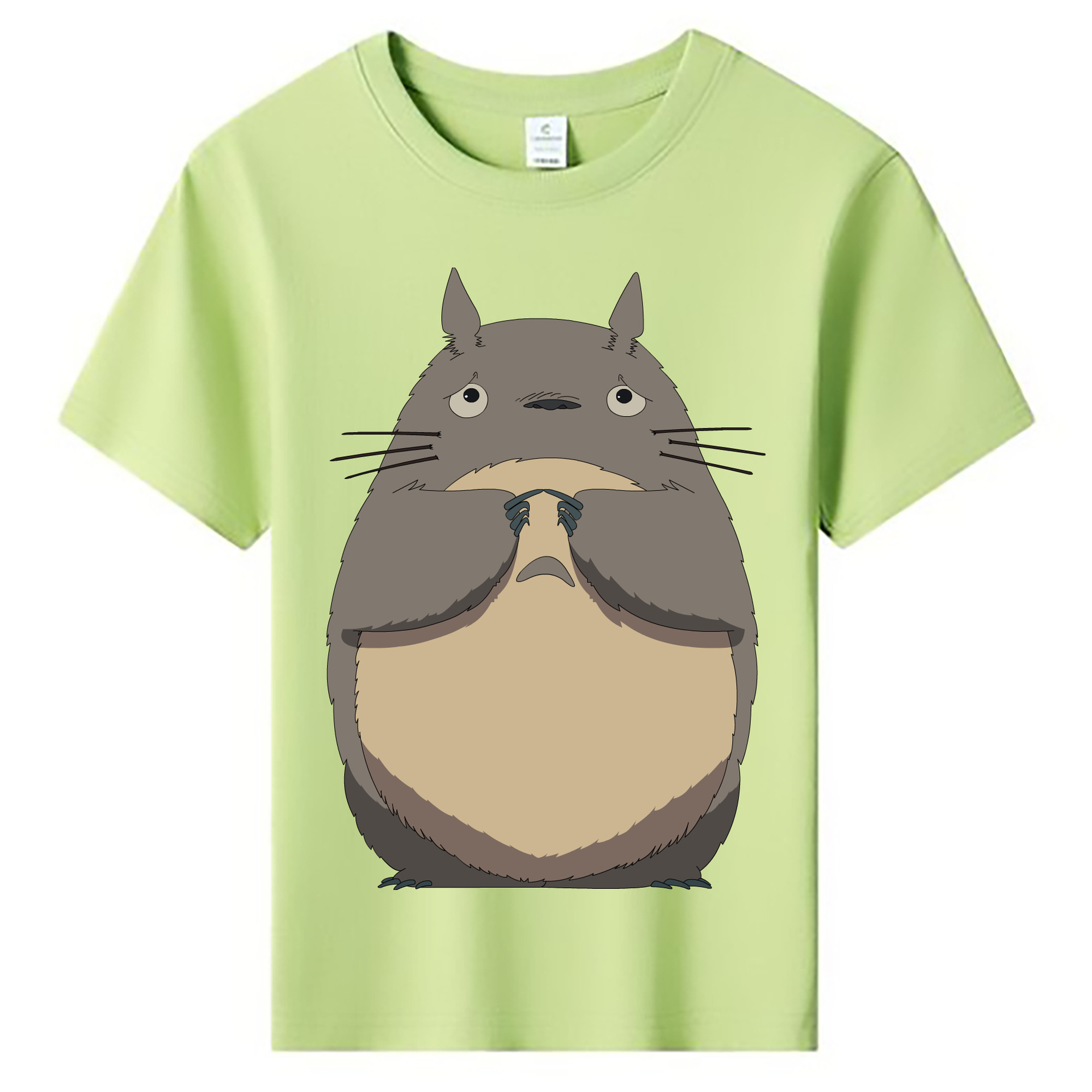 （画像用） となりのトトロ 草壁メイ 草壁サツキ My Neighbor Totoro Satsuki Kusakabe Mei Kusakabe 綿100％キッズTシャツ（フロントプリント）